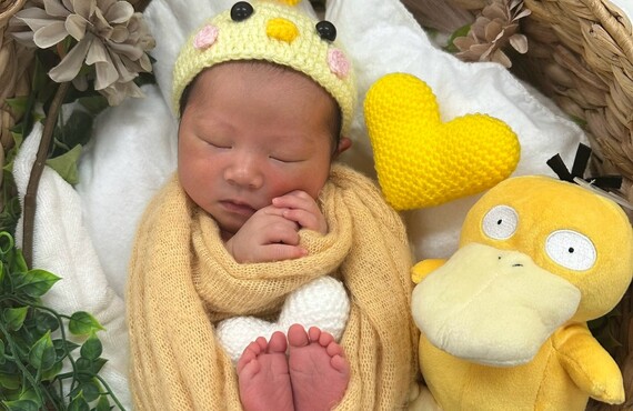 長岡中央病院で出産される方へ♡素敵なニューボーンフォトのプレゼント